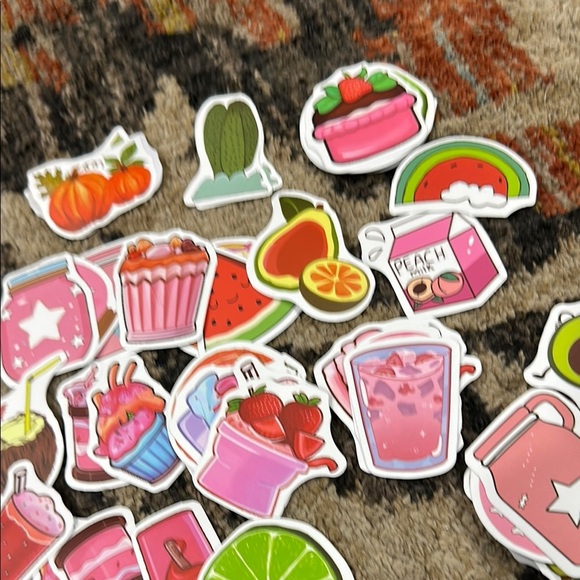 Vibrant Fruit and Drink Sticker Set - Picture 4 of 6